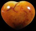 Colorful Carnelian Agate Heart #59512-1